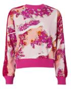 Emilio Pucci Floral Lace Sweatshirt Pink P