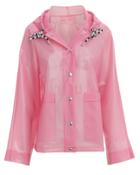 Proenza Schouler Pswl Printed Pink Raincoat Pink 1size
