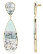 Mignonne Gavigan Santa Fe Earrings Mint/grey/gold 1size