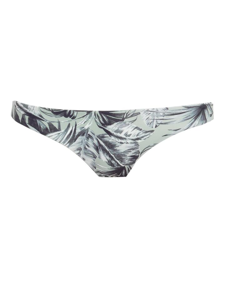 Mikoh Swim Mikoh Lahaina Bikini Bottom Palm Print/green M