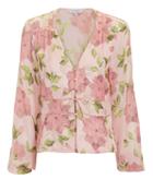 Exclusive For Intermix Intermix Chandler Printed Top Pink 8