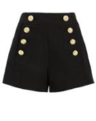 Derek Lam 10 Crosby Tailored Black Sailor Shorts Black Zero