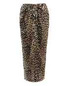 Ganni Calla Leopard Skirt Multi 36
