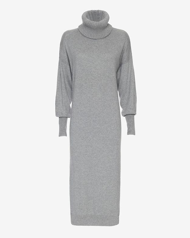 Apiece Apart Exclusive Turtleneck Sweater Dress: Grey