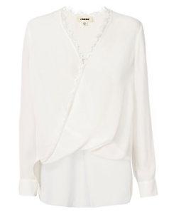 L'agence Rosario Lace Trim Blouse