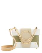 Yuzefi Asher Leather And Suede Bag Green 1size