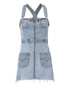 Re/done Overall Denim Dress Denim P