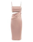 Misha Selina Slip Midi Dress Blush 2