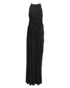 Jason Wu Collection Gathered Fluid Gown Black 2