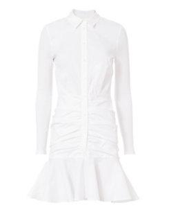 Veronica Beard Century Baby Rib Shirtdress