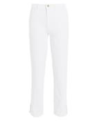 Frame Sylvie Cropped Ankle Jeans White Denim 24