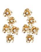 Jennifer Behr Myra Flower Drop Earrings Yellow Gold 1size