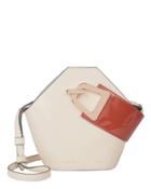 Danse Lente Mini Johnny Leather Clutch Ivory/burnt Orange 1size