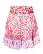 Poupette St Barth Coco Print Mini Skirt