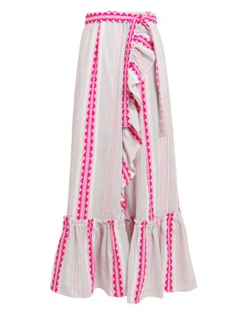 Lem Lem Lemlem Convertible Skirt Dress White/pink M
