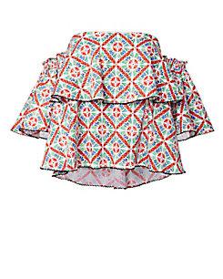 Caroline Constas Liza Off Shoulder Tiered Top
