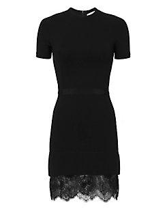 Carven Lace Hem Dress