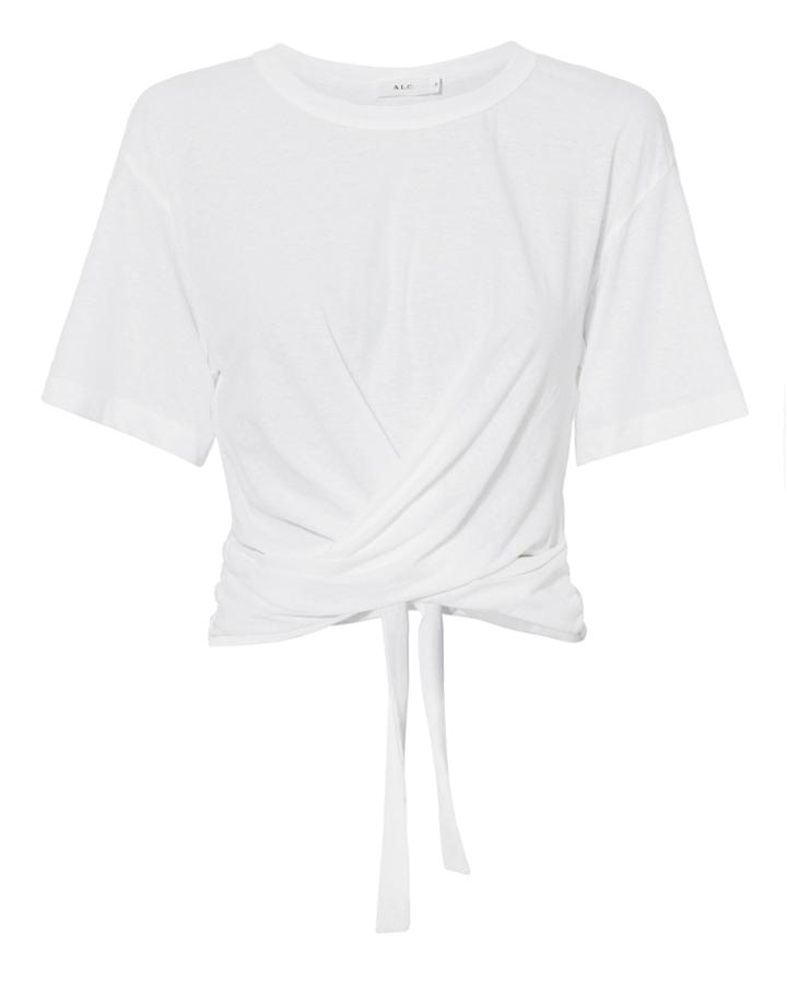 Alc A.l.c. Jules Tie Back Tee White M