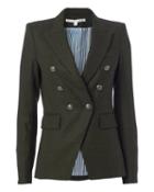Veronica Beard Miller Dickey Green Jacket Green 2