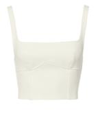 Dion Lee Double Wool White Bustier Top White 6