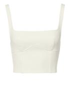 Dion Lee Double Wool White Bustier Top White 6