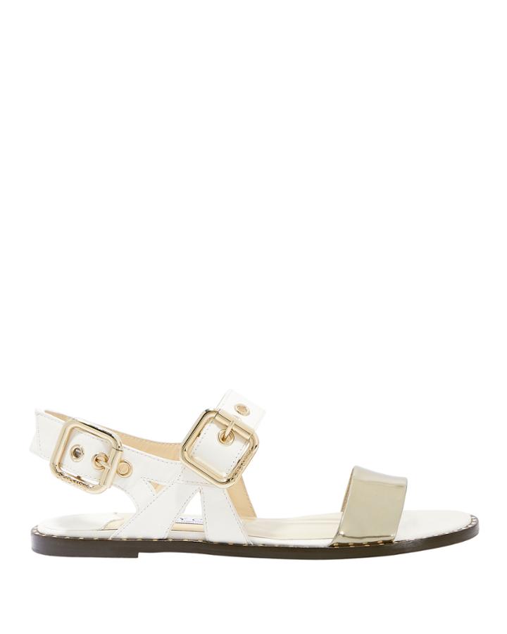 Jimmy Choo Astrid Buckle Sandals White 36