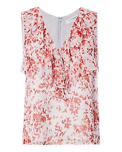 Exclusive For Intermix Gabriella Ruffle Front Top