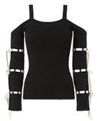 Exclusive For Intermix Giselle Bow Knit Top