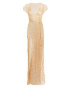 My Beachy Side Aphrodite Spider Cover-up Dress Gold 1size