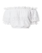 Intermix Loveshackfancy Cecilia Crop Top
