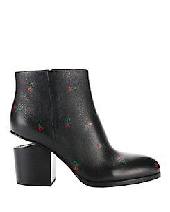 Alexander Wang Gabi Rose Print Booties