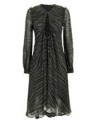 Proenza Schouler Tiger Chiffon Dress Green 4
