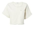 Elizabeth And James Tinsley Denim Top White P