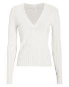 Veronica Beard West Ribbed Sweater Ivory L