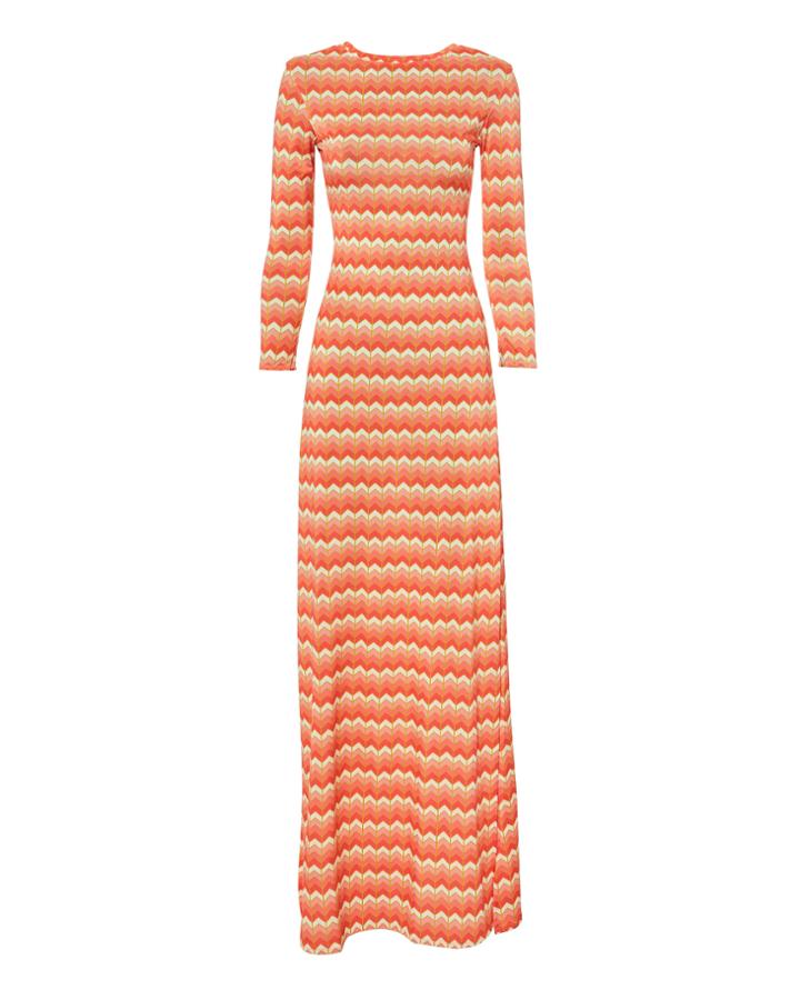 Cest La Vie C'est La V Evissa Chevron Maxi Dress Multi 1size
