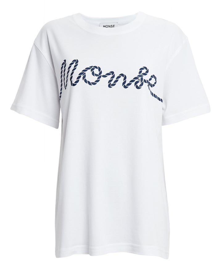 Monse Rope Print T-shirt White P