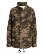 Vis A Vis Vis  Vis Woodland Camo Field Jacket Green 1