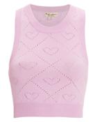 For Love & Lemons Fiona Heart Tank Lilac M