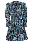 Ulla Johnson Liv Lapis Floral Patchwork Dress Lapis/floral 8