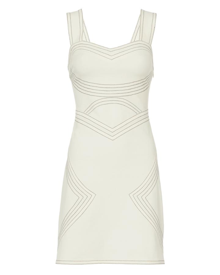 &quot;derek Lam 10 Crosby Topstitching Dress&quot;