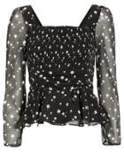 The East Order Mimi Moonflower Blouse Black/floral P