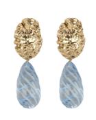 Lizzie Fortunato Whirlpool Blue Drop Earrings Gold/blue 1size