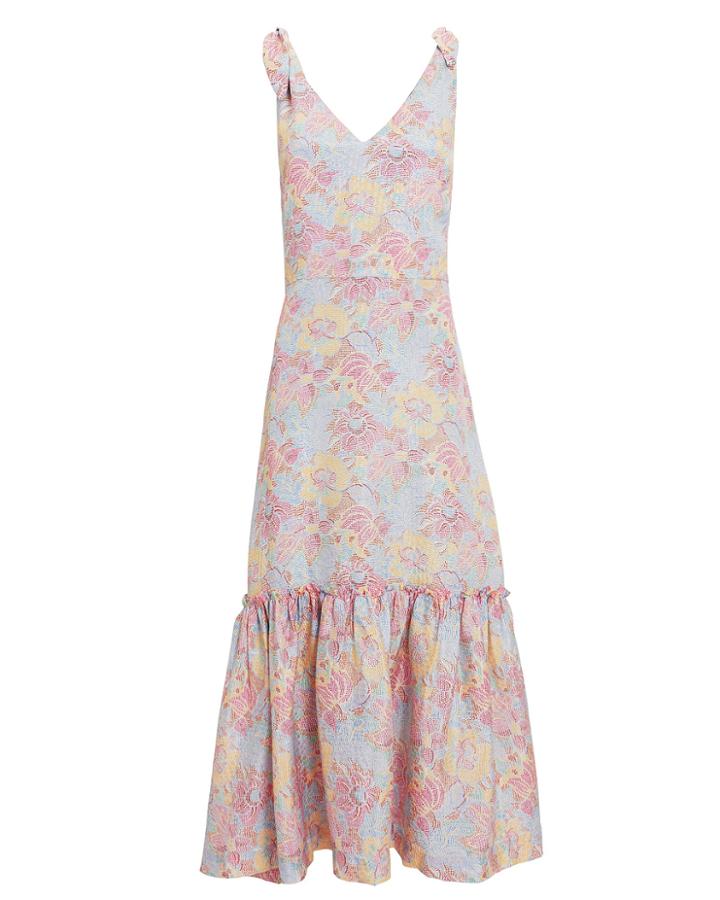Warm Georgia Floral Dress Pink/yellow/blue 2