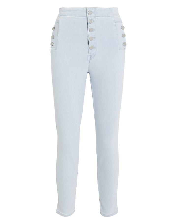 J Brand Natasha High-rise Skinny Jeans Light Wash Denim 25