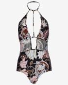 Zimmermann Henna T-bar Floral Print Swimsuit- Final Sale