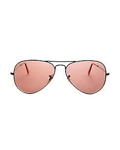 Ray-ban Red Mirrored Lenses Aviator Sunglasses