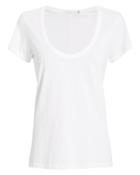 Rag And Bone Rag & Bone/jean U-neck Tee White P