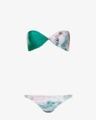 Onia Painterly Print Bandeau Bikini- Final Sale