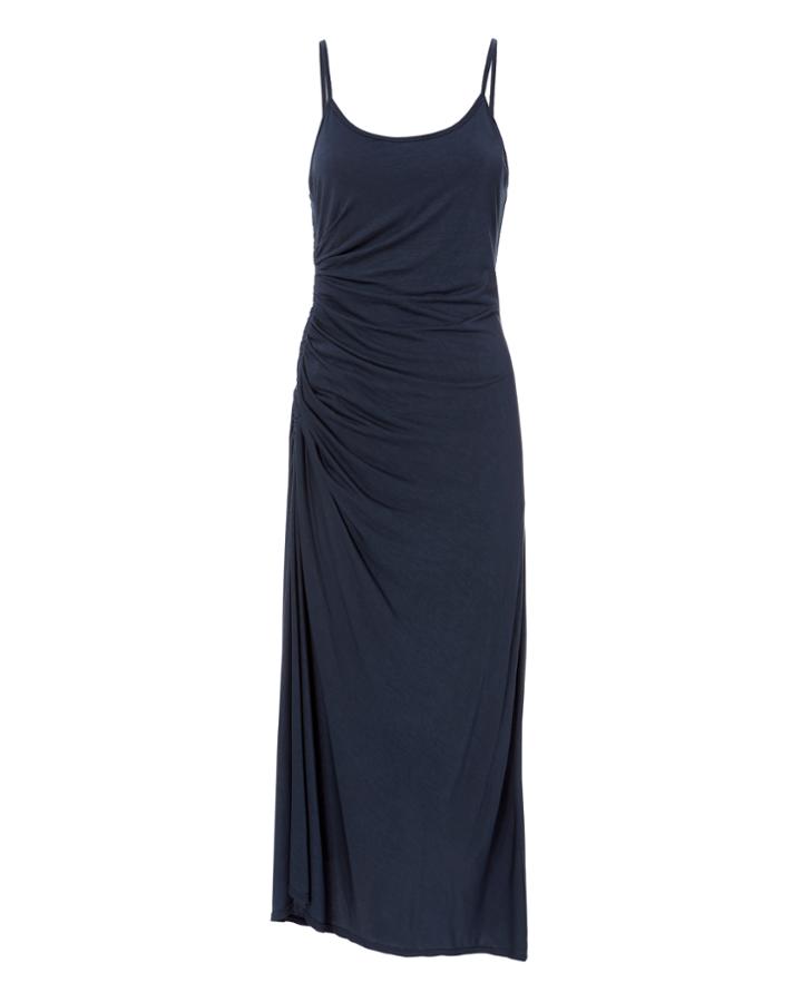 Alc A.l.c. Delia Ruched Tank Dress Navy P
