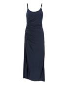 Alc A.l.c. Delia Ruched Tank Dress Navy P